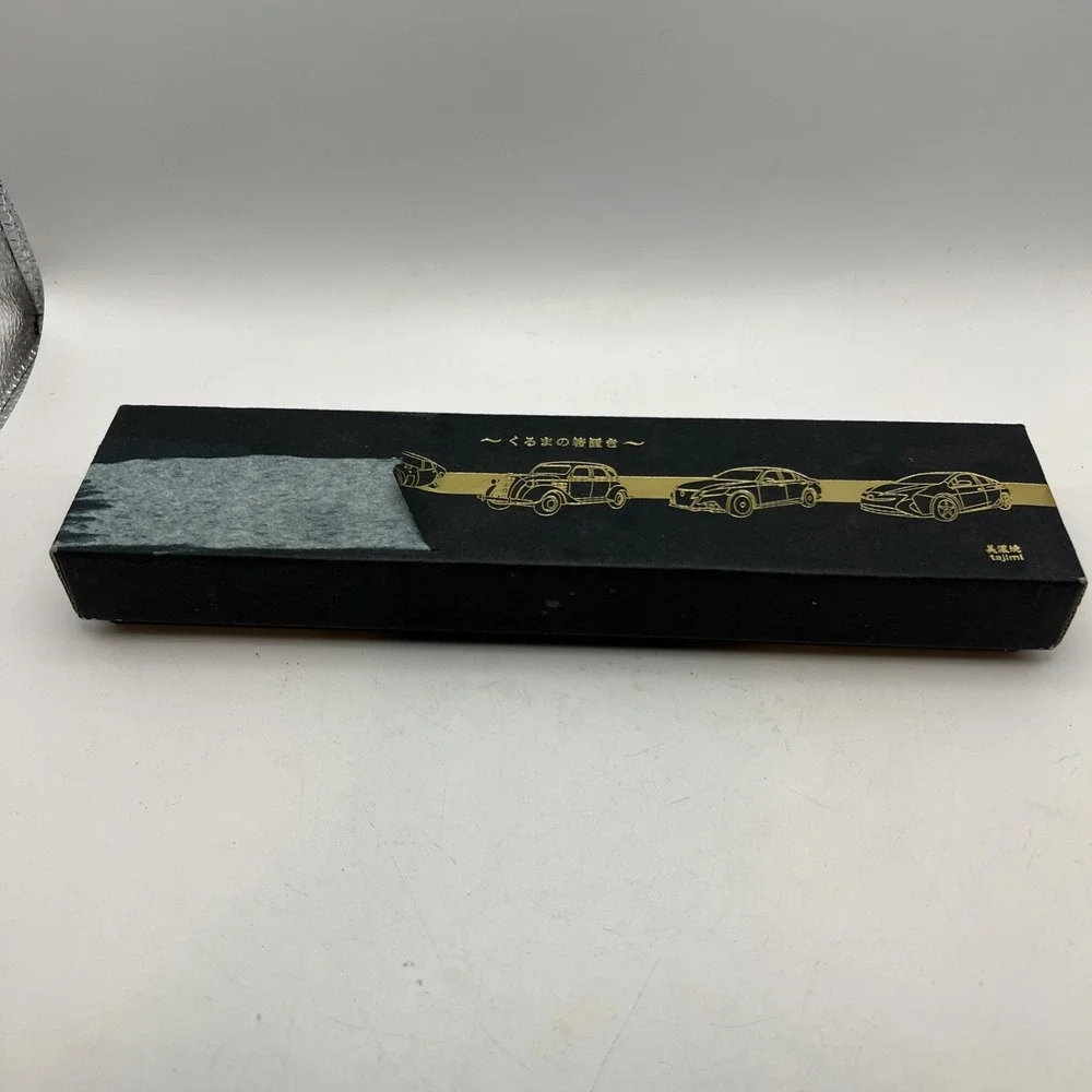 Limited Edition Tajimi Japan Mino Ware Automobile Chopstick Holder Set  RARE